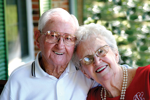 Photo of couple posing for a picture. Link to Life Stage Gift Planner Over Age 65 Situations.