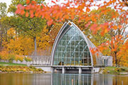 building on lake