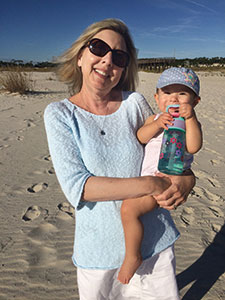 Photo of Elaine with granddaughter, Esther